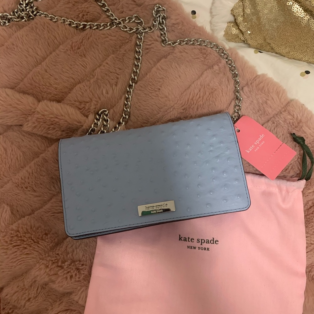 KATE SPADE BABY BLUE PURSE